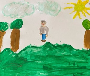 child bereavement drawing